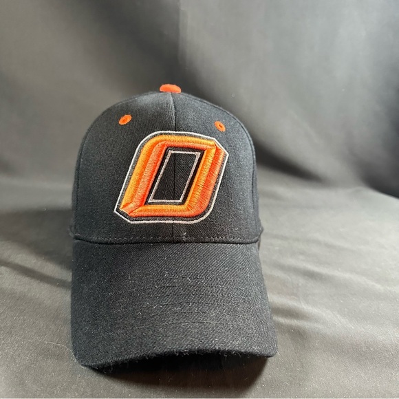 Oklahoma State Cowboys OSU One Fit Hat Cap Black Top Of The World Fitted - Picture 1 of 9